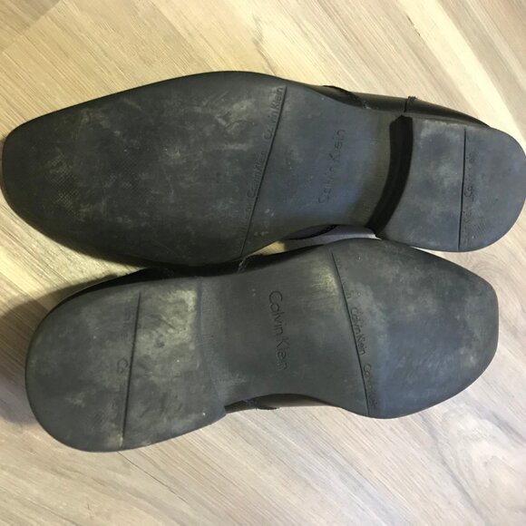 Calvin Klein Men's Black Dress Shoes Size 7.5 - Picture 5 of 6